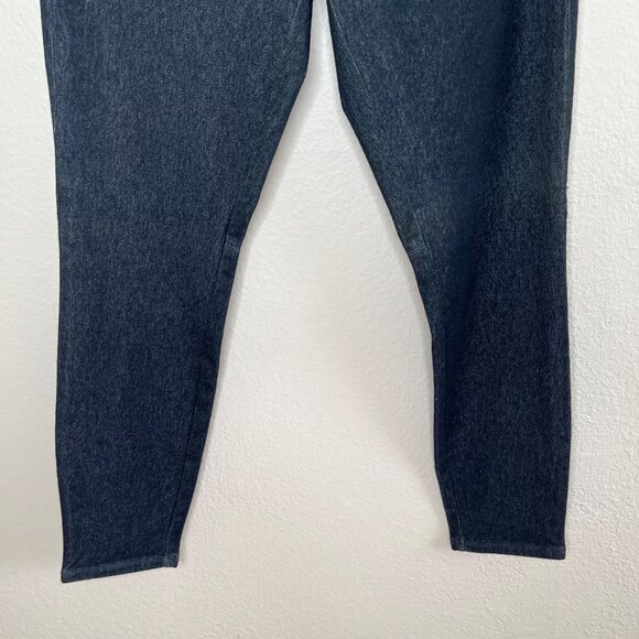 J.Jill Womens size 4 Dark Wash Stretch Denim Mid Rise Skinny Jeans - Picture 5 of 12